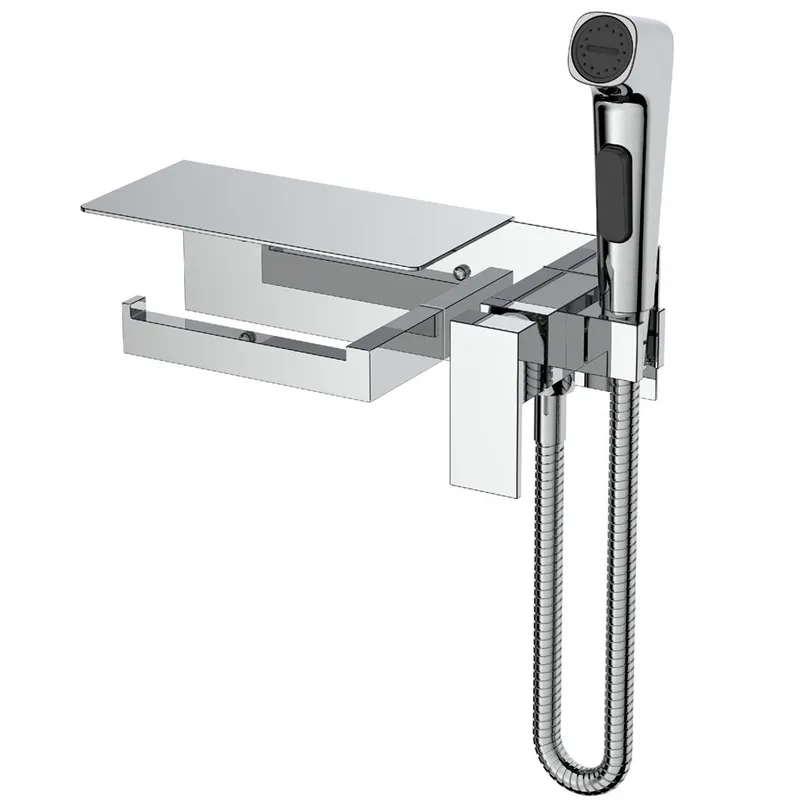 Змішувач для гігієнічного душу MIXXUS Premium MARK 069 із тримачем для туалетного паперу (MI6786)