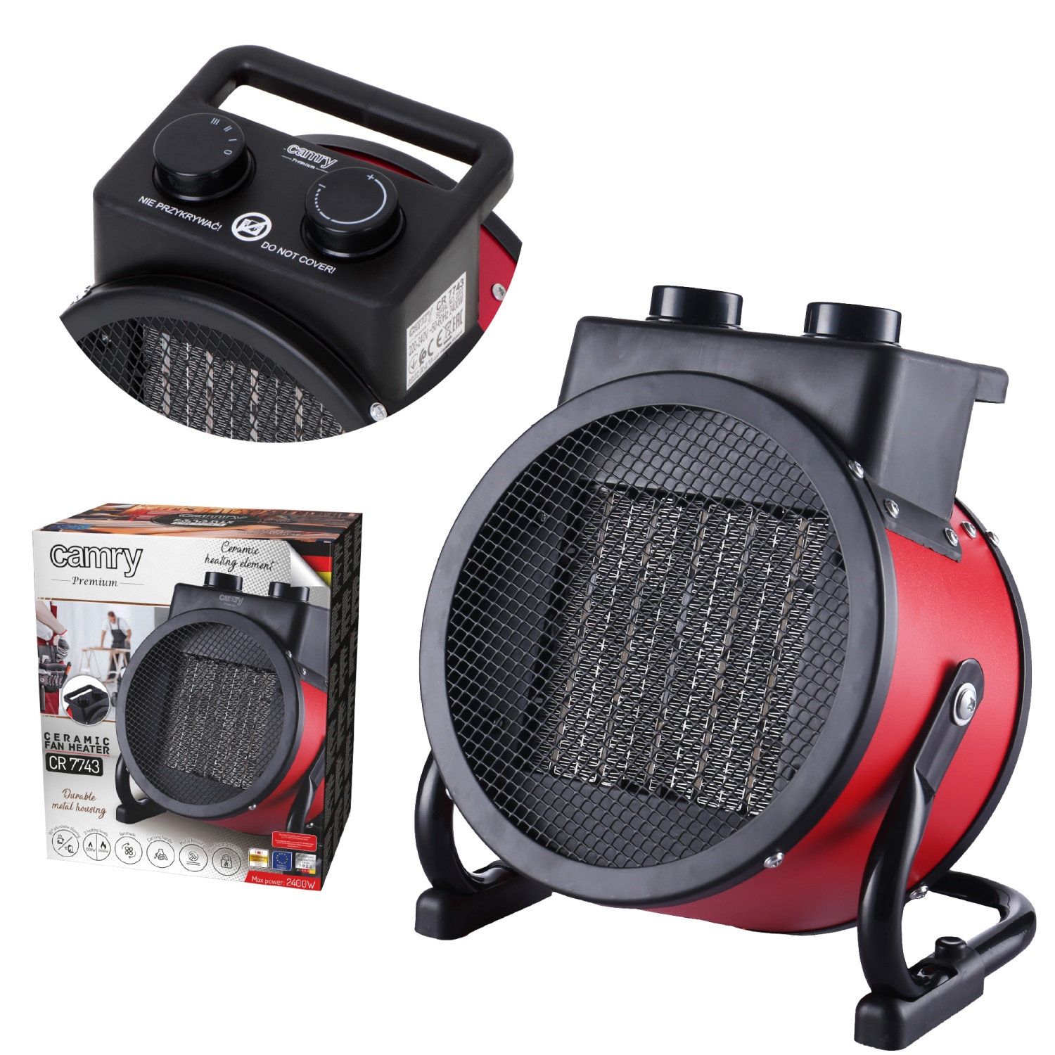 Тепловентилятор керамічний Camry CR 7743 з регулюванням кута нахилу - фото 13 Тепловентилятор керамічний Camry CR 7743 з регулюванням кута нахилу - фото 13