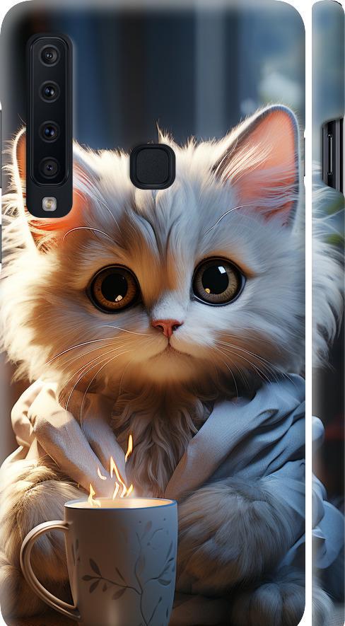 Чехол на Samsung Galaxy A9 (2018) White cat (5646m-1503-42517)