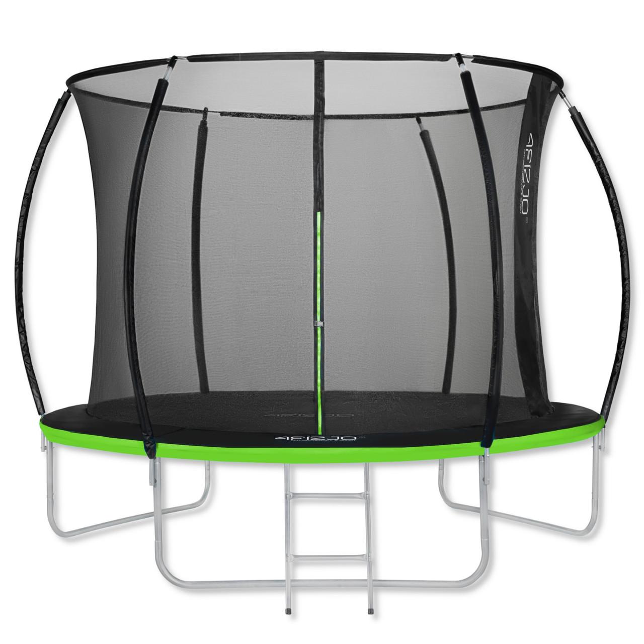 Батут із внутрішньою сіткою 4FIZJO 4FJ0311 Pro 10FT 312 см Black/Green - фото 5