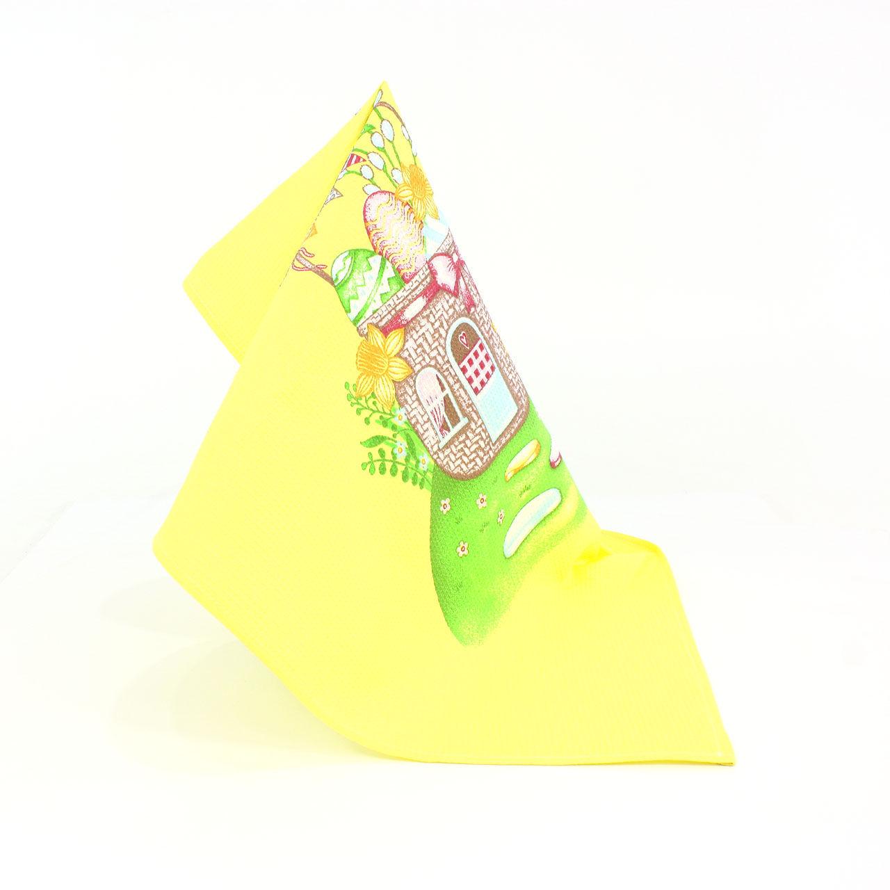 Полотенце 48х70см Р3.1 0224 Желтый/Зеленый (141542) - фото 3 Полотенце 48х70см Р3.1 0224 Желтый/Зеленый (141542) - фото 3