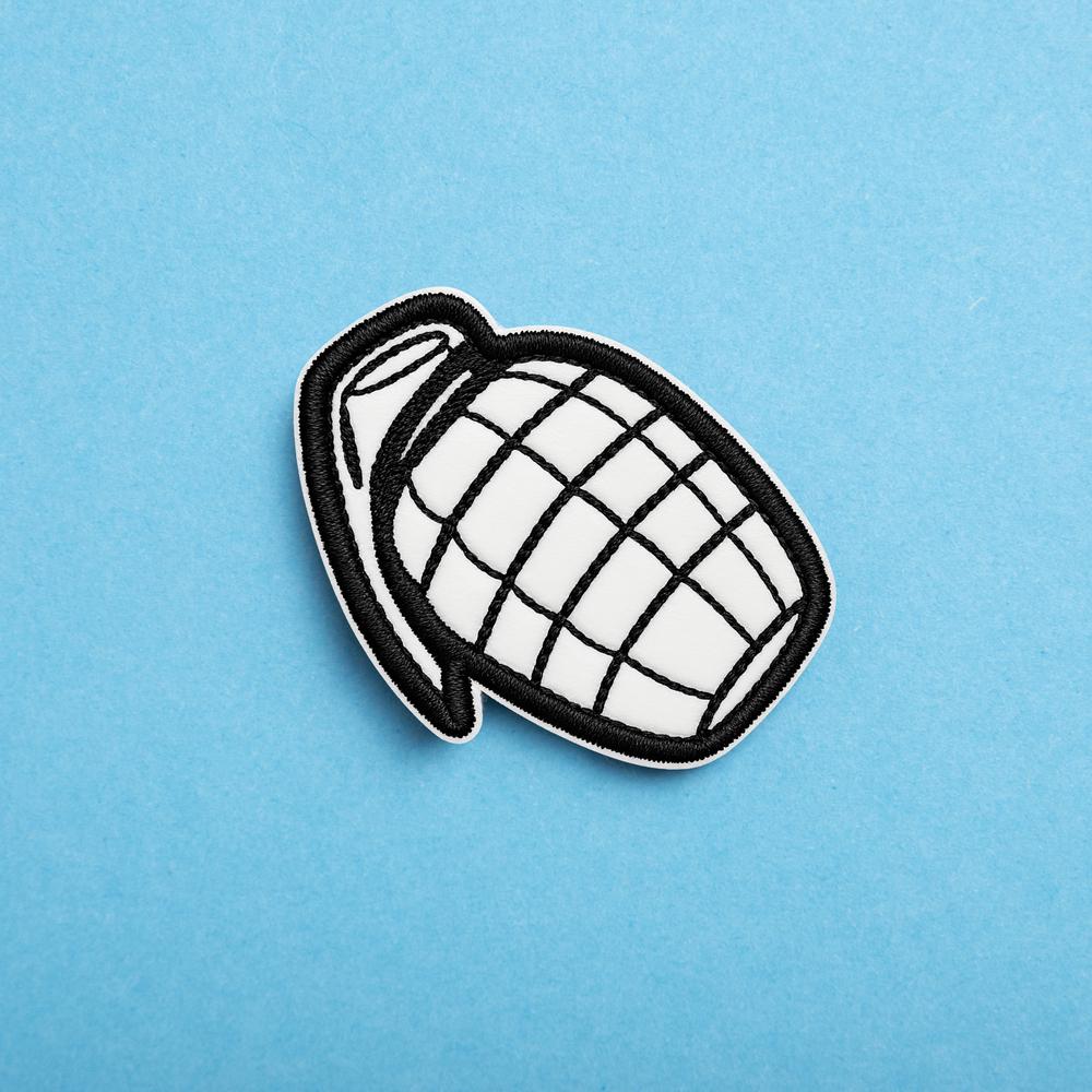 Набор патчей Граната светятся в темноте 3,5х4,5 см 2 шт. (26690)