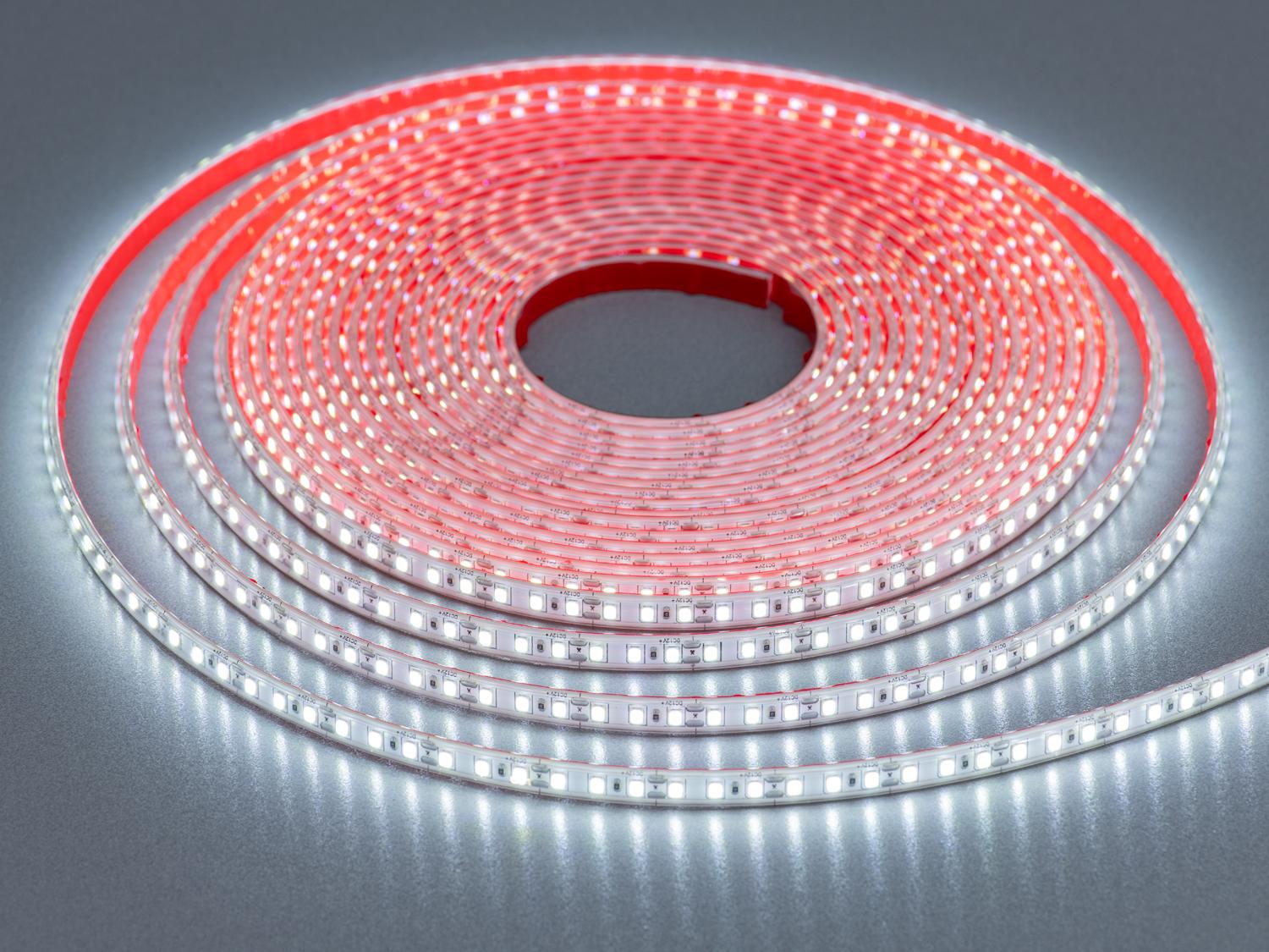 Світлодіодна стрічка 12 В 120 діодів на метр герметична 8 мм Холодний білий (N12-2835-120-CW-65-8) - фото 1 Світлодіодна стрічка 12 В 120 діодів на метр герметична 8 мм Холодний білий (N12-2835-120-CW-65-8) - фото 1
