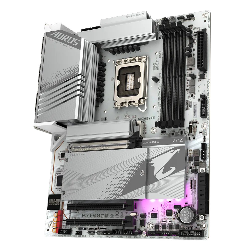 Материнская плата Gigabyte Z790 AORUS ELITE AX ICE - фото 3