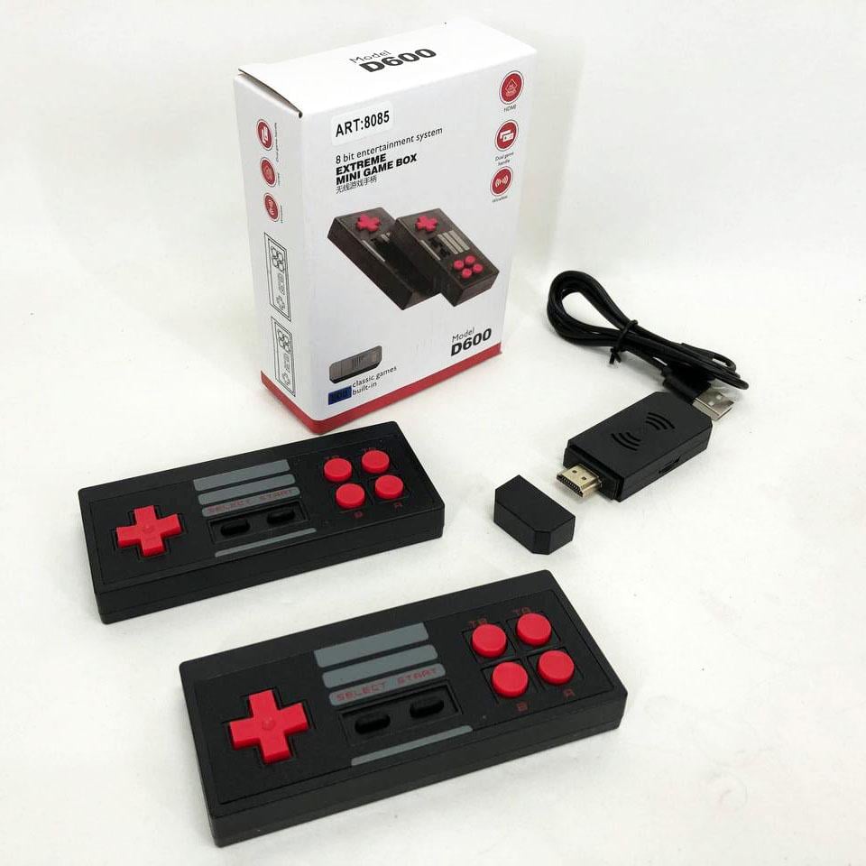 Приставка ігрова Mini Game Box D600 HDMI ігрова консоль, приставка 8 біт для дітей, приставки денді