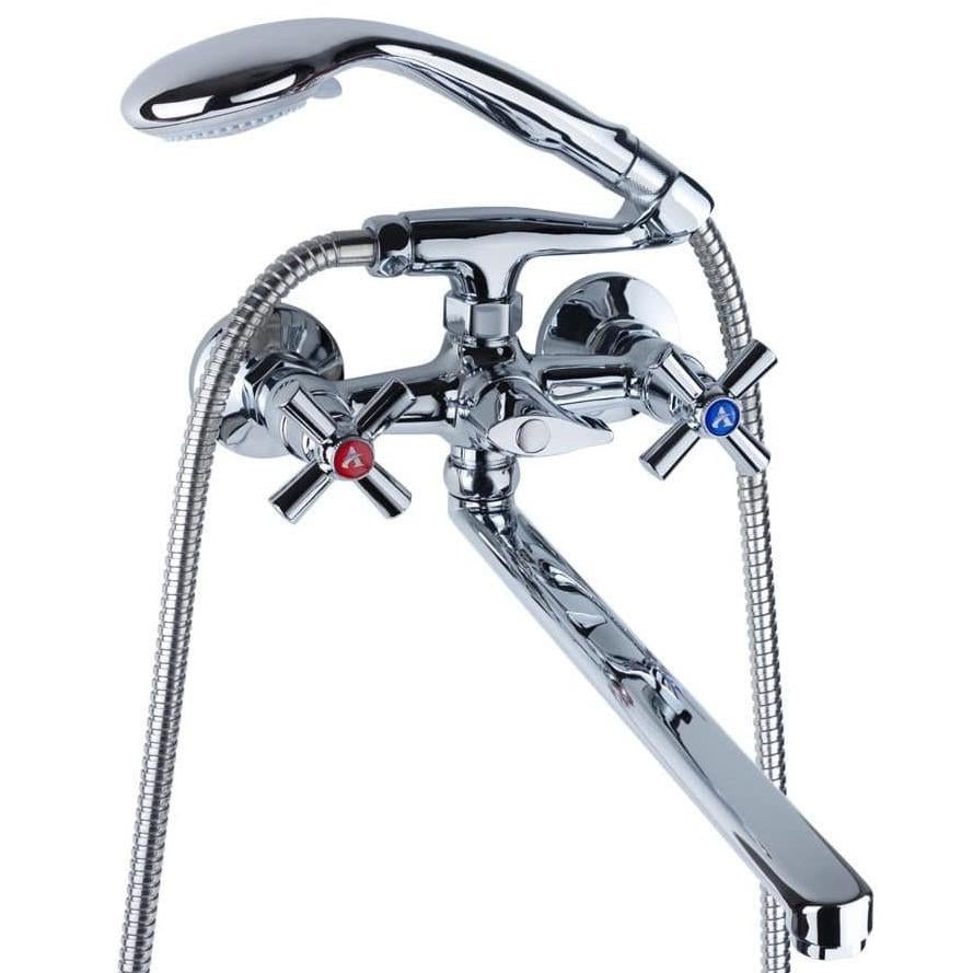 Смеситель для ванны AQUATICA PM-2C257C 9780200 двухвентильный Хром (222525)