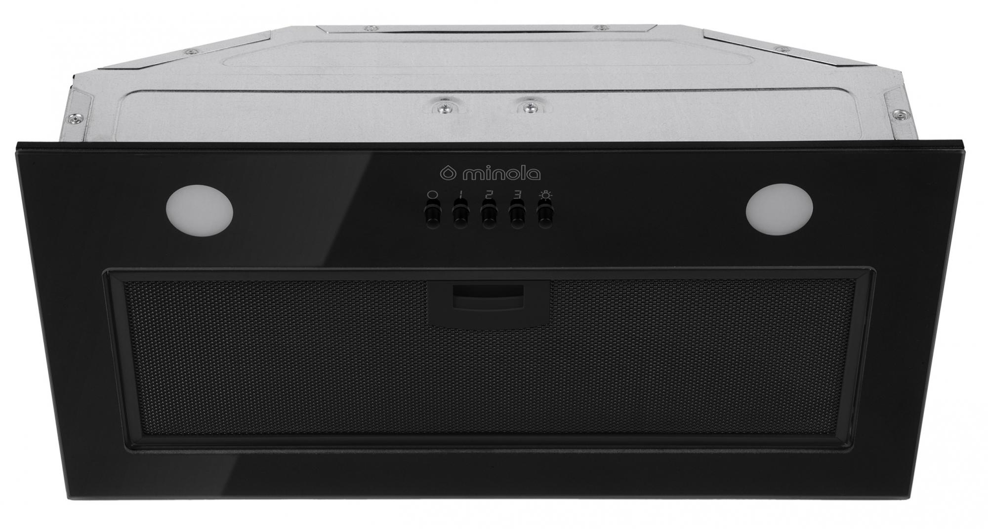 Витяжка Minola HBI 52622 BL GLASS 700 LED повновбудована (29924)