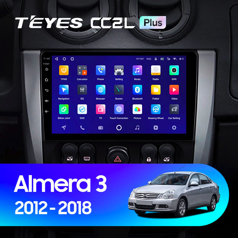 Автомагнітола штатна Teyes CC2L Plus 2/32 для Nissan Almera 3 G15 2012-2018 Android (1798556393) - фото 3