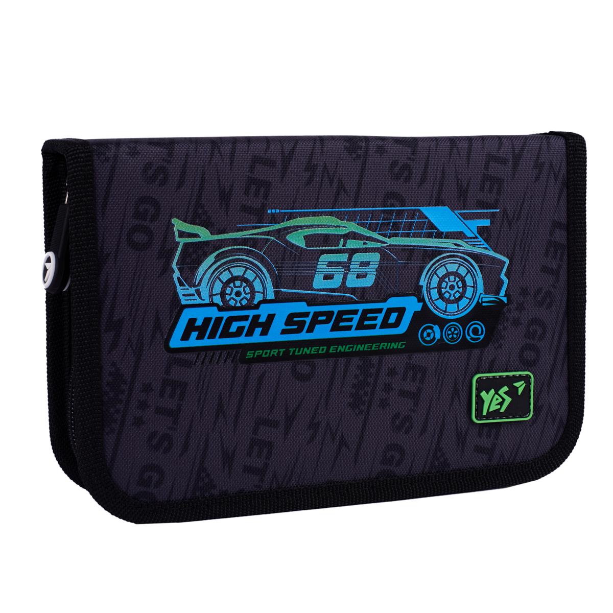 Пенал жесткий одинарный без клапана YES High Speed HP-02