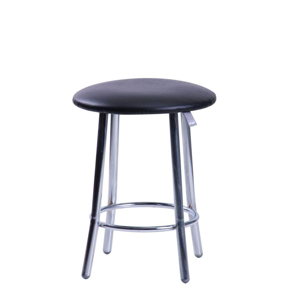 Табурет кухонний Таллі Хром/Чорний (43356476848436524363452432) - фото 4