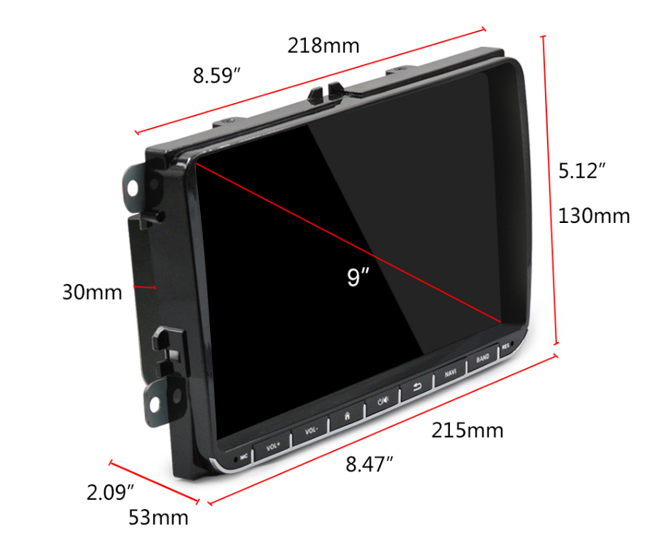 Автомагнітола штатна Skoda Fabia 2008-2014/Roomster Mekede 1/16 GreenLight Android 10/GPS/WiFi/USB (12293461) - фото 2