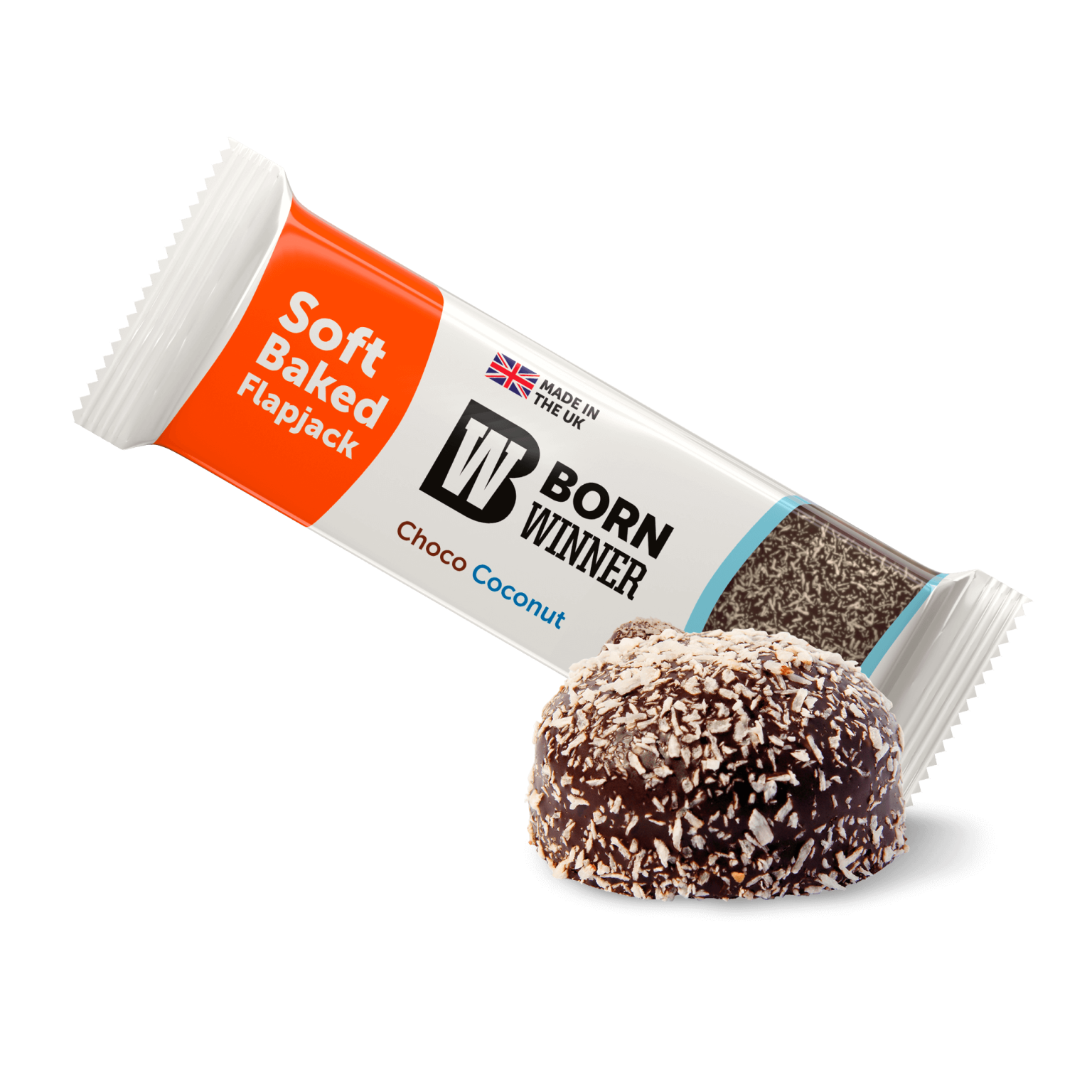 Батончик овсяный Born Winner FLAPJACK со вкусом шоколада и кокоса 100 г