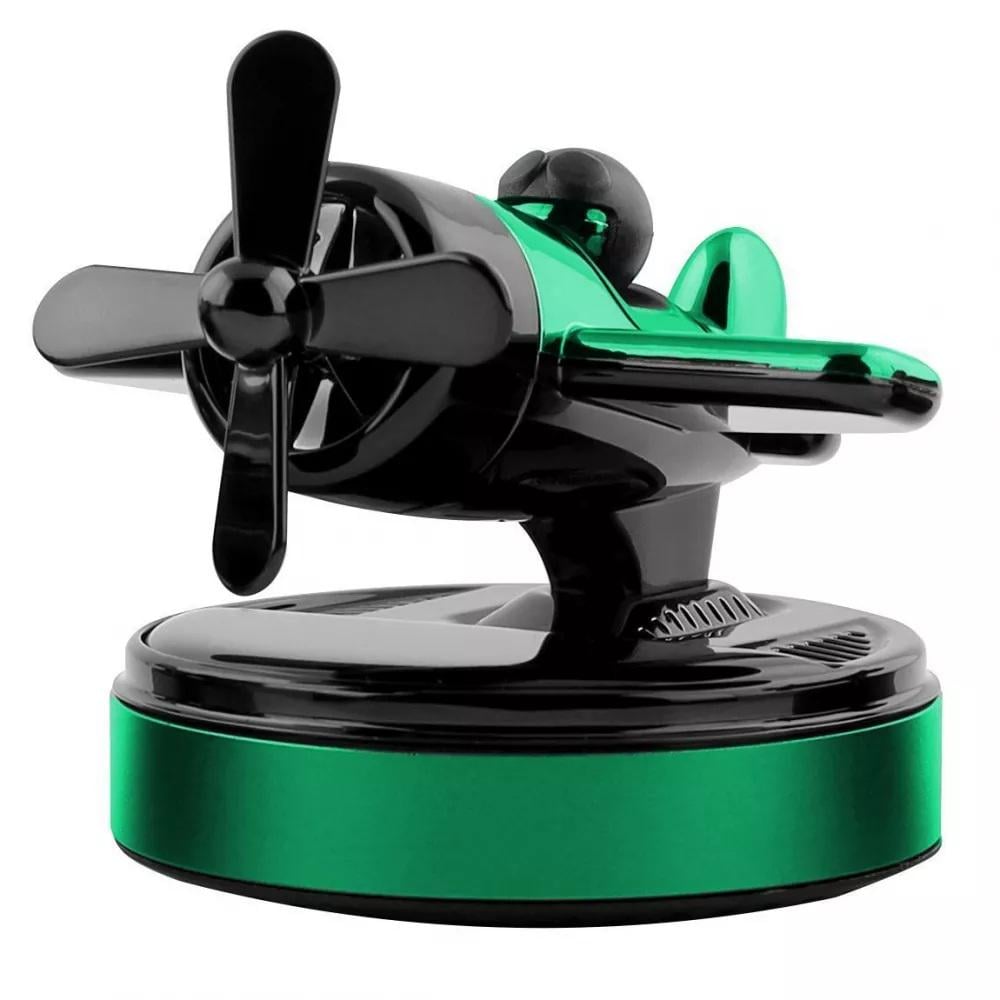 Автоароматизатор Airplane Gardenia SolarSpin солнечная батарея Зеленый (623105)