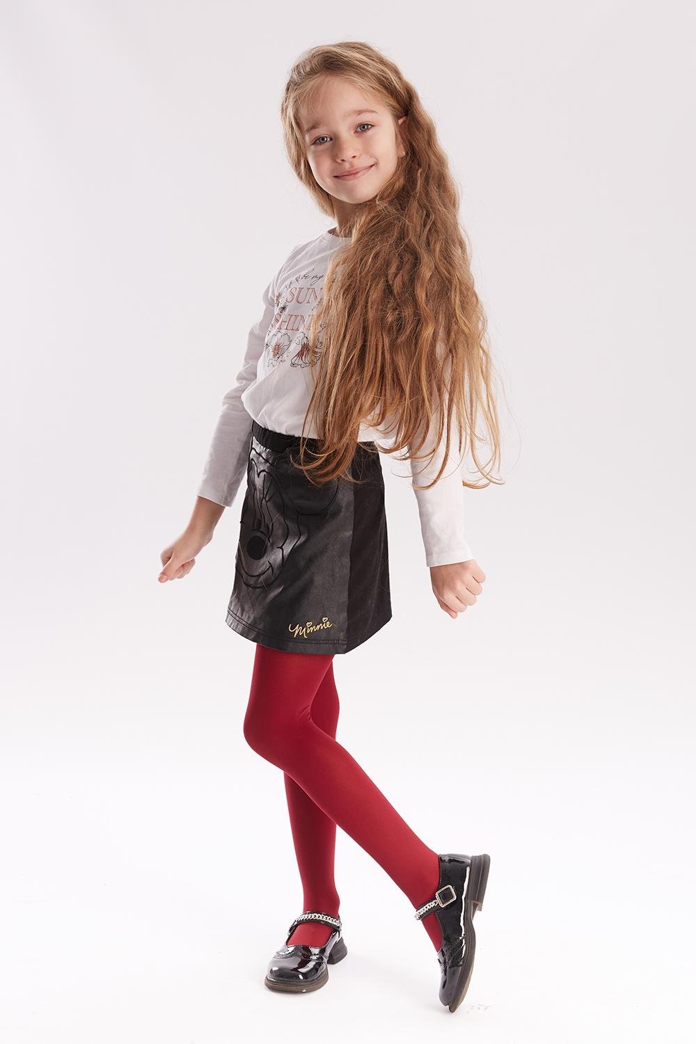 Колготки детские Giulia KETTY 40 122/128 см Red-granato (4823102976303)