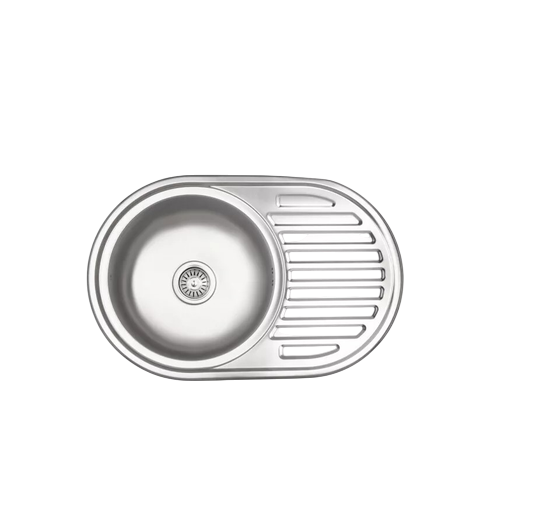 Мойка кухонная Wezer 7750 06 Deсor с сифоном 770x500x160 мм (1034805)