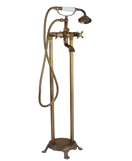 Смеситель напольный DECO Y03 для ванны Бронзовый