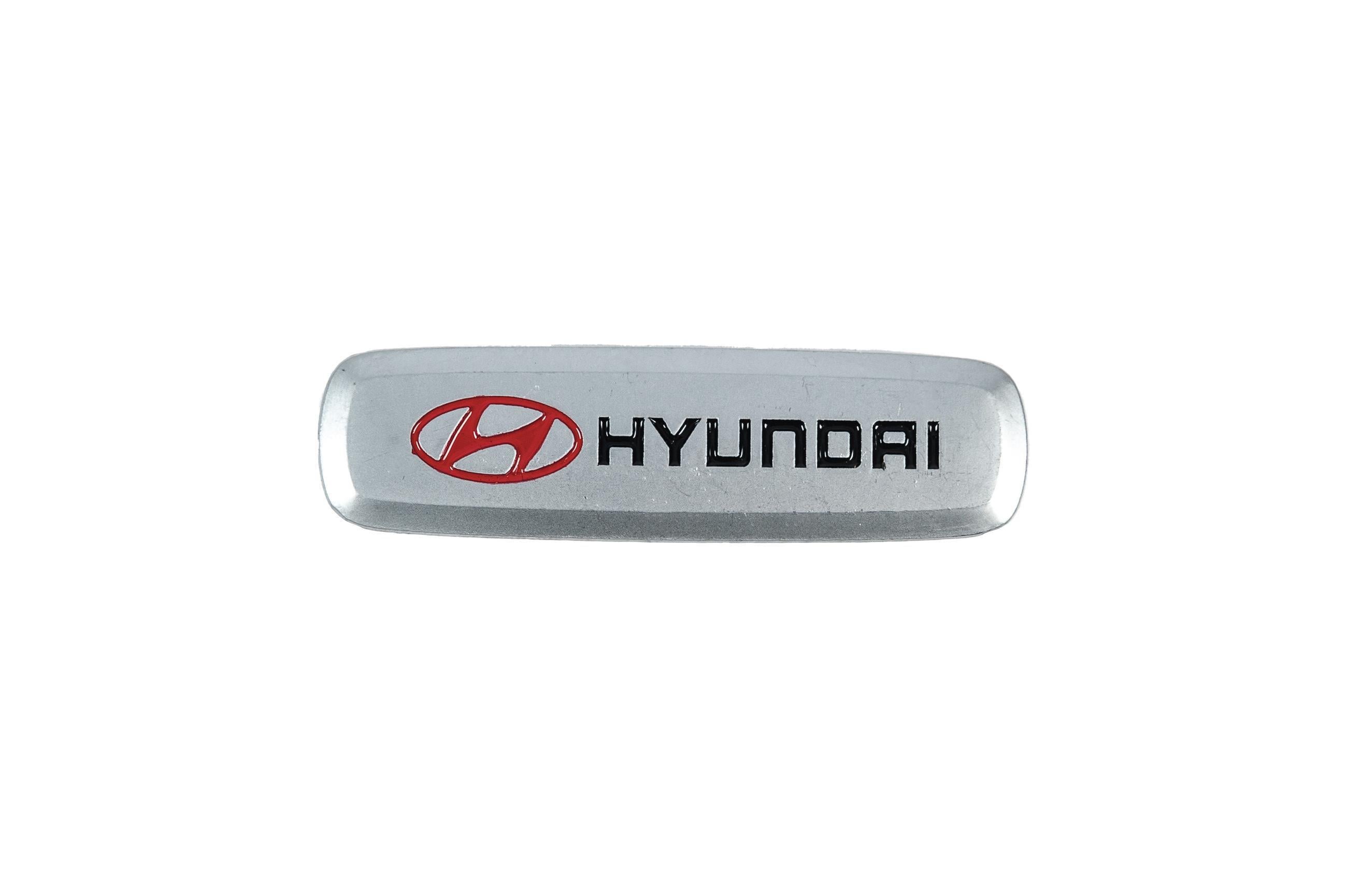 Шильдик для килимків Digital Designs для Hyundai алюминий 1 шт. Серый (164956)