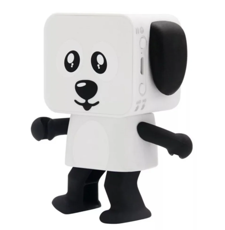 Бездротова Bluetooth колонка SUNROZ Dancing dog 3 W Білий (SUN0301)