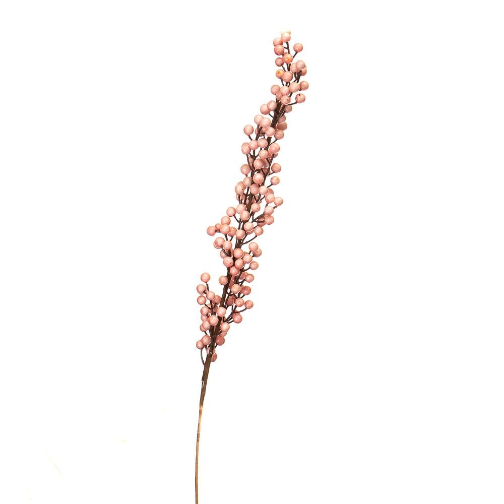 Ветка с ягодами Elisey 3 шт. (5000-004/PINK)