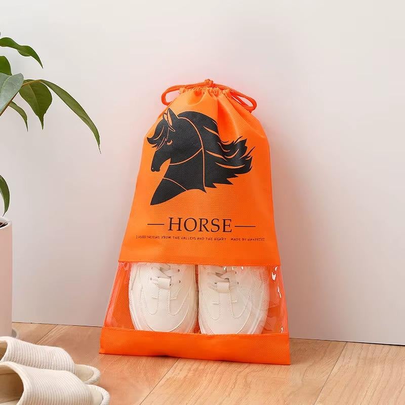 Сумка для обуви на затяжках S 37х26 см Оранжевый (Y-222_S_orang) Сумка для обуви на затяжках S 37х26 см Оранжевый (Y-222_S_orang)