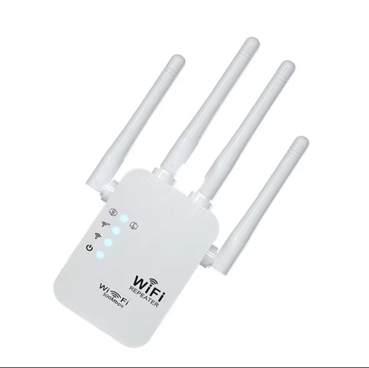 Ретранслятор репітер Wi-Fi 300 Mbps 2,4 GHz 5 GHz Білий (01053025) Ретранслятор репітер Wi-Fi 300 Mbps 2,4 GHz 5 GHz Білий (01053025)