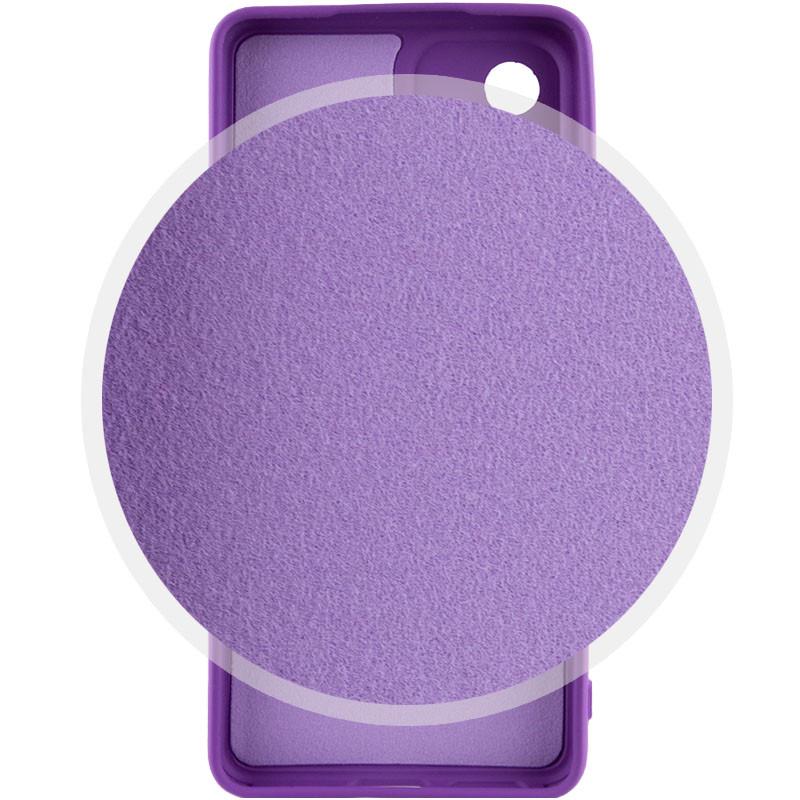 Противоударный Чехол Silicone Cover Lakshmi Full Camera (A) для Samsung Galaxy A34 5G Фиолетовый / Purple - фото 3