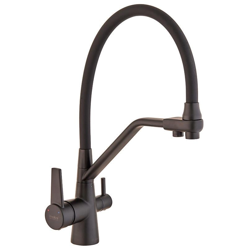 Смеситель для кухни Haiba Nobel 021 Black (HB3983) Смеситель для кухни Haiba Nobel 021 Black (HB3983)