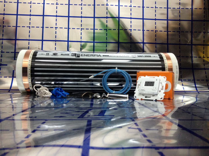 Комплект теплої підлоги Epenerpia інфрачервона плівка на 4 м.кв (Kit EP-305 4 m2)