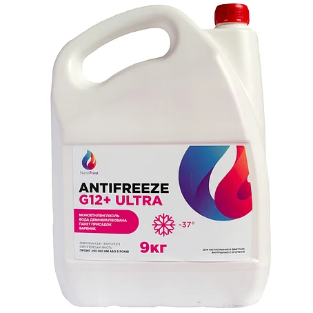 Антифриз NanoFrost G12+ ULTRA 9 кг Розовый