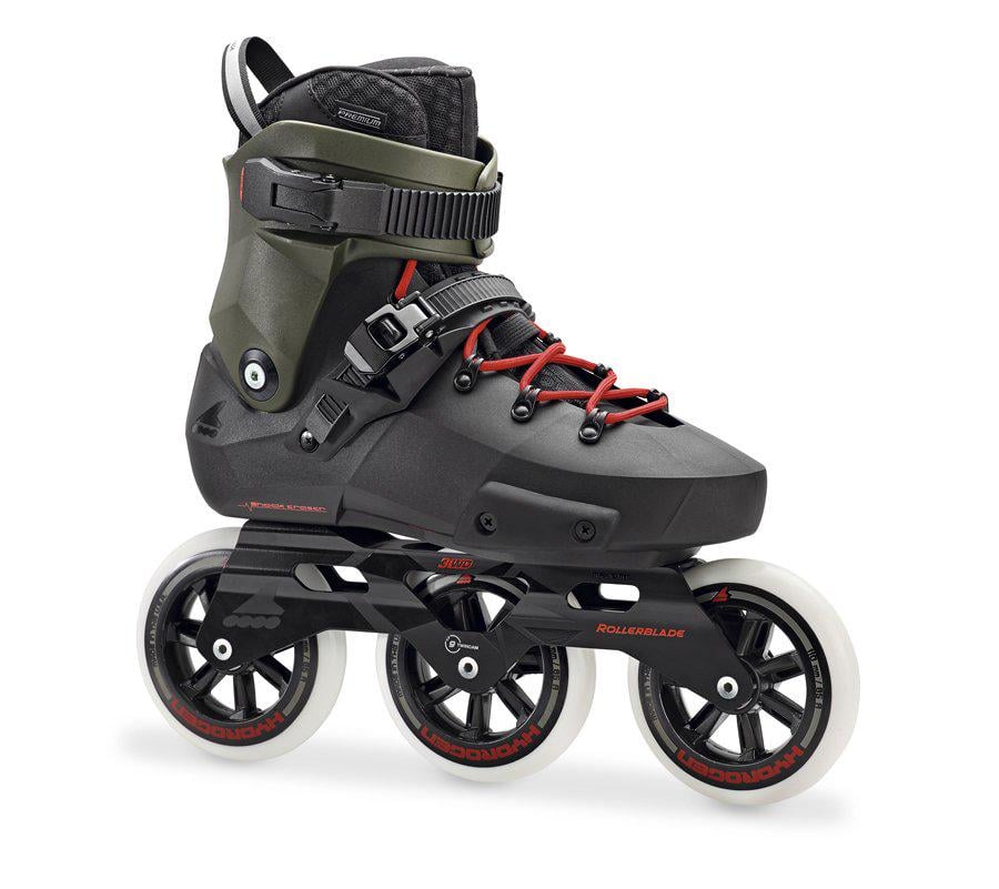 Роликові ковзани Rollerblade TWISTER EDGE 110 3WD Чорний/Хакі (UG07A1AB1216F50.2B61 - 5)