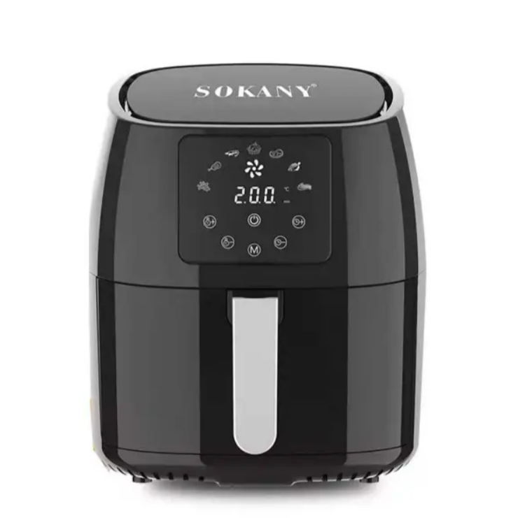Аэрогриль Sokany SK-8018 с таймером и терморегулятором 5 л Черный (SK8018)