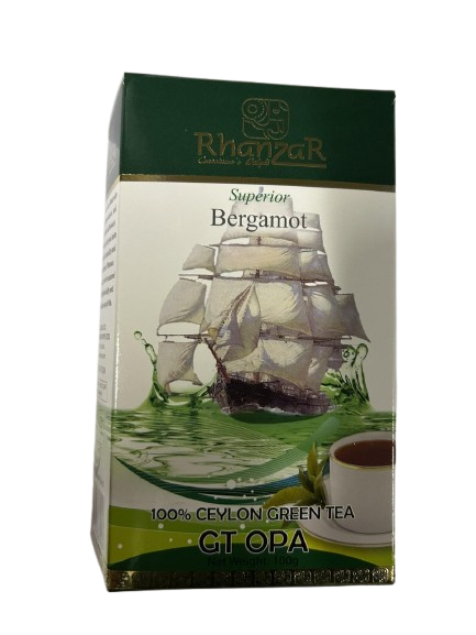 Чай зелений з бергамотом Rhanzar OPA 100 г
