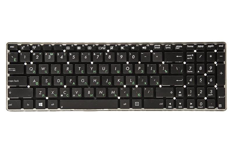 Клавиатура Power для ноутбука ASUS K55 K75A K75VD без фрейма Черный