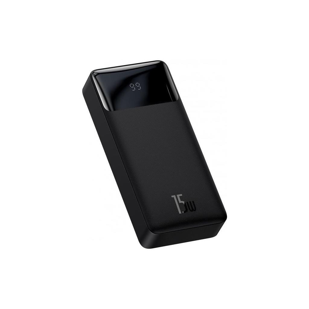 Повербанк Baseus Bipow Digital Display 30000 mAh 15W Черный