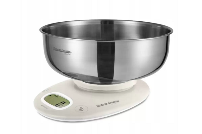 Весы кухонные с чашей Vintage Cuisine KS-8664 Бежевый