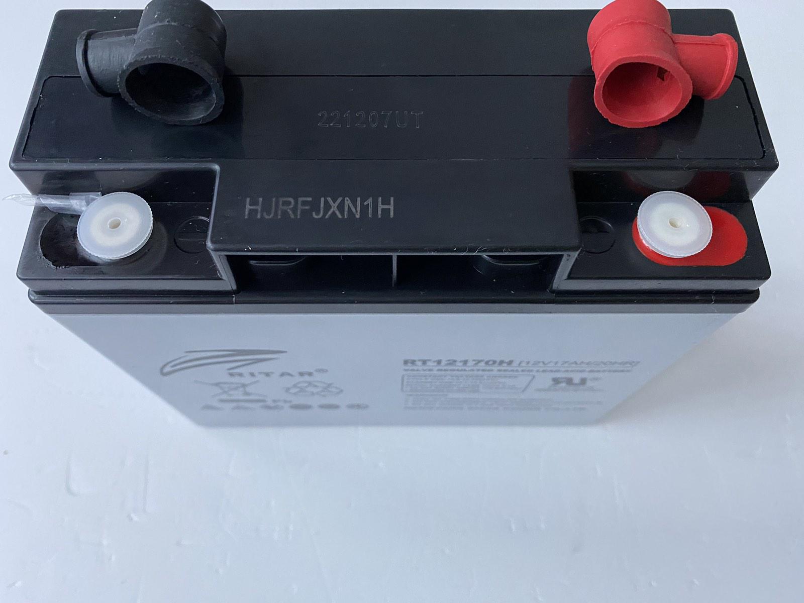 Аккумуляторна батарея Ritar AGM RT12170H Q4 Q4 12V 17,0Ah Gray - фото 3