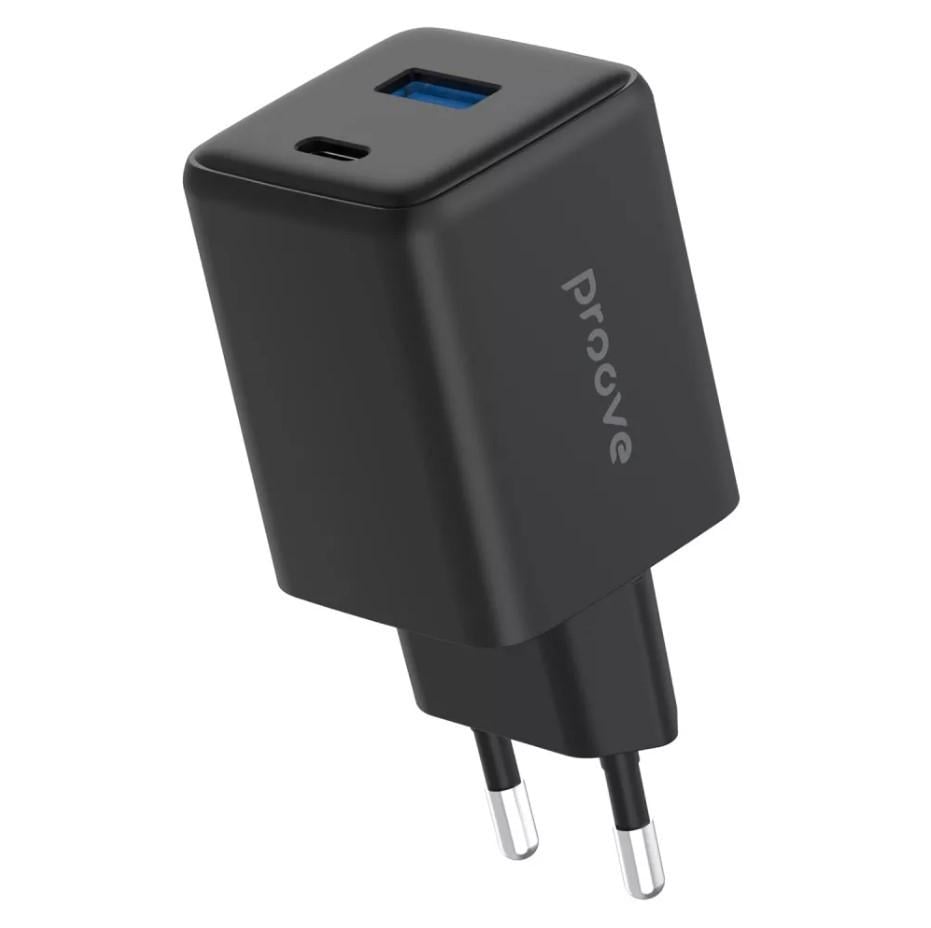 Сетевое зарядное устройство МЗП Proove Pocket GaN Plus 45W Type-C/USB Black Сетевое зарядное устройство МЗП Proove Pocket GaN Plus 45W Type-C/USB Black
