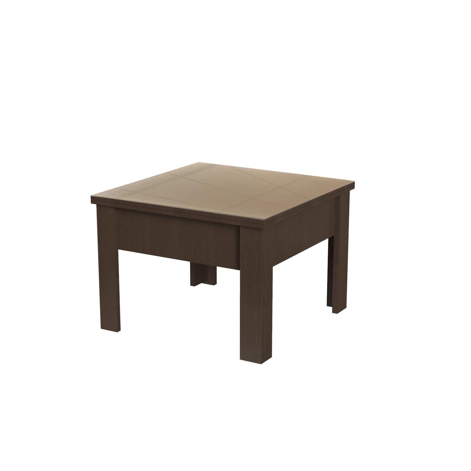 Стол-трансформер Art In Head Comfo Glass 700x574x700 мм Венге/Бежевый (522010409)