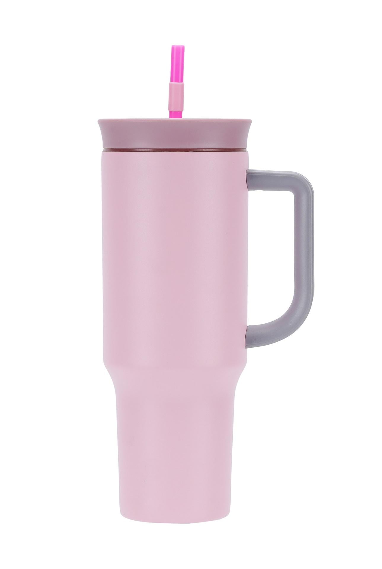 Термокухоль з трубочкою Flow 1,2 л Pink