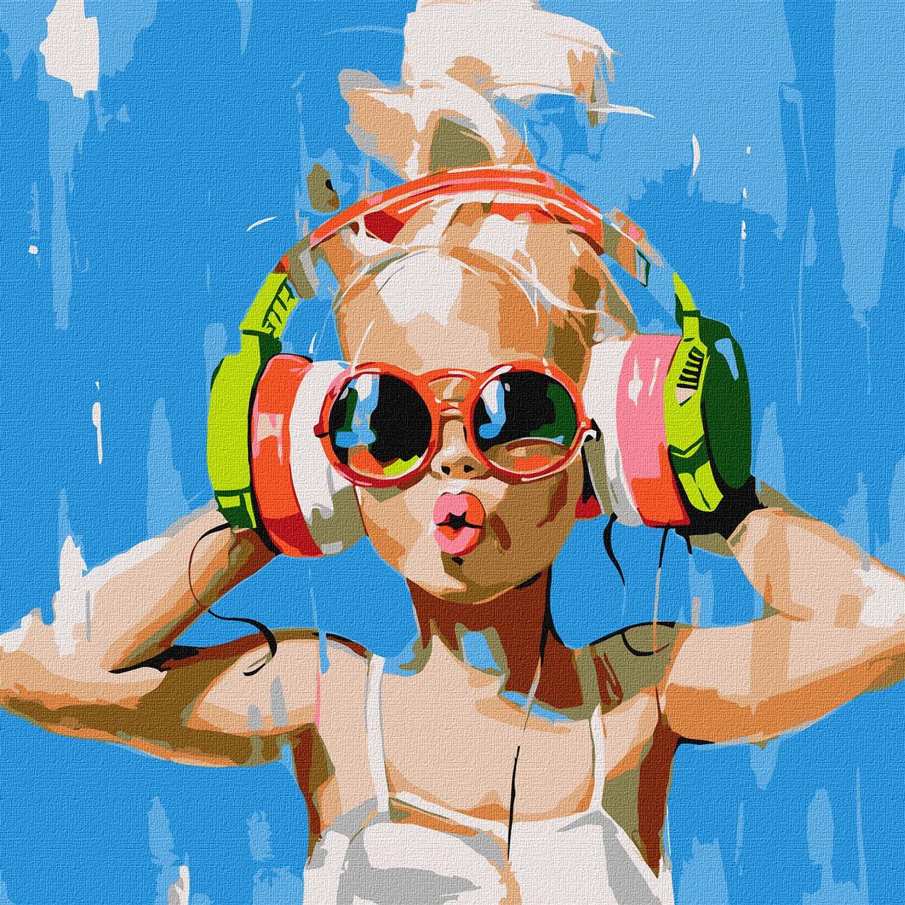 Картина по номерам Ideyka Ее летний бит 50х50 см (2824290062)