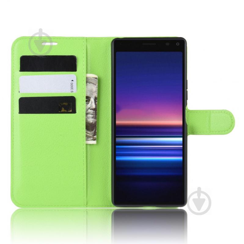 Чехол-книжка Litchie Wallet для Sony Xperia 8 / Xperia 20 Green (hub_OZZp00542) - фото 5