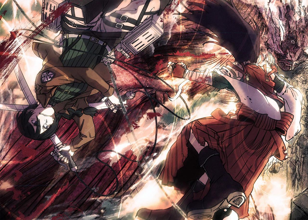 Картина GeekLand Attack on Titan on Fight 40х60 см (AT 09.046)