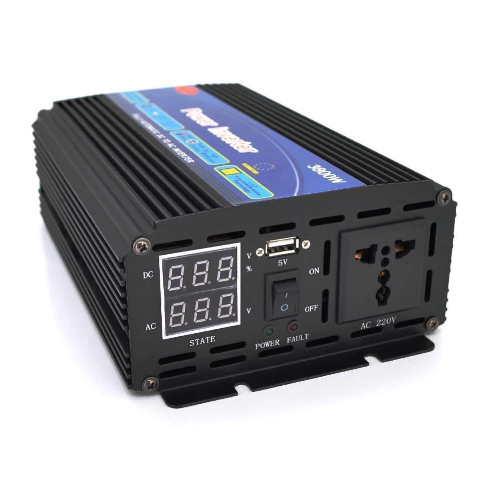 Інвертор напруги Wm-3800 1900 Вт 24/220V approximated 1 універсальна розетка (DR010688) Інвертор напруги Wm-3800 1900 Вт 24/220V approximated 1 універсальна розетка (DR010688)