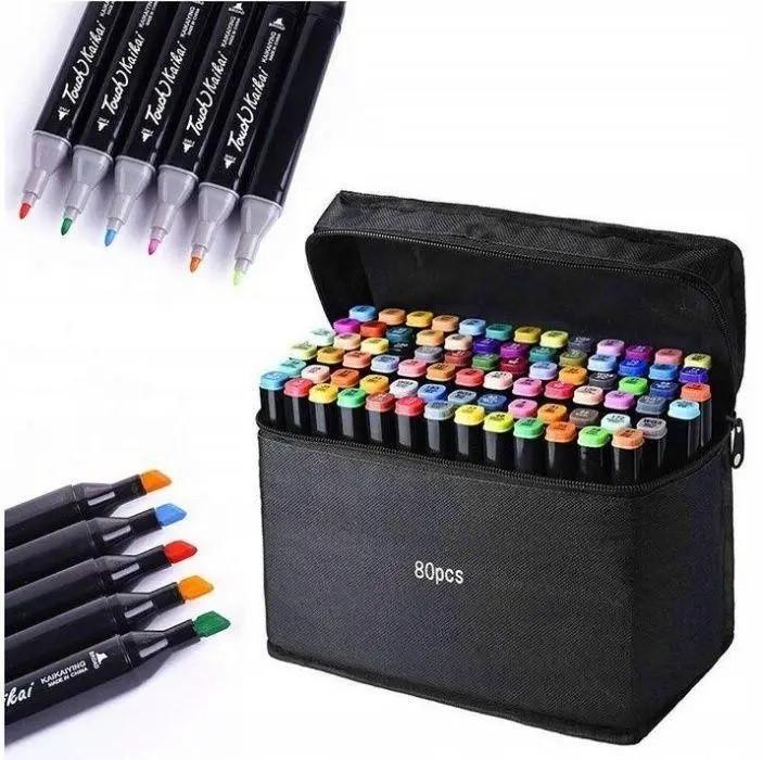 Набір маркерів для скетчингу двосторонні 80 шт. - фото 4 Набір маркерів для скетчингу двосторонні 80 шт. - фото 4