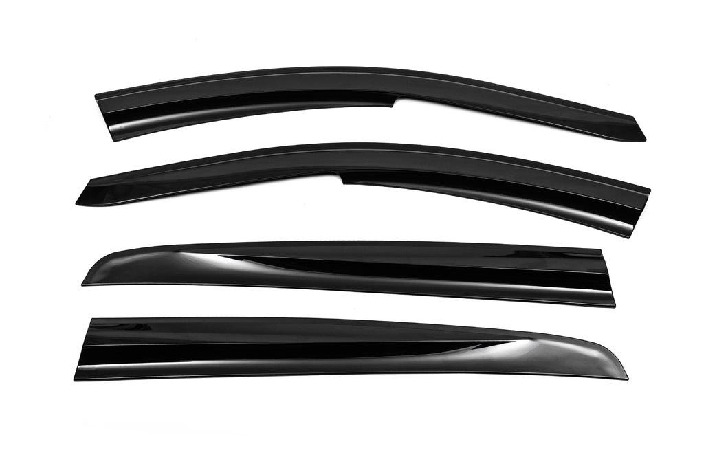Ветровики SD/HB Sunplex для Opel Astra G classic 1998-2012 гг. полистирол Черный