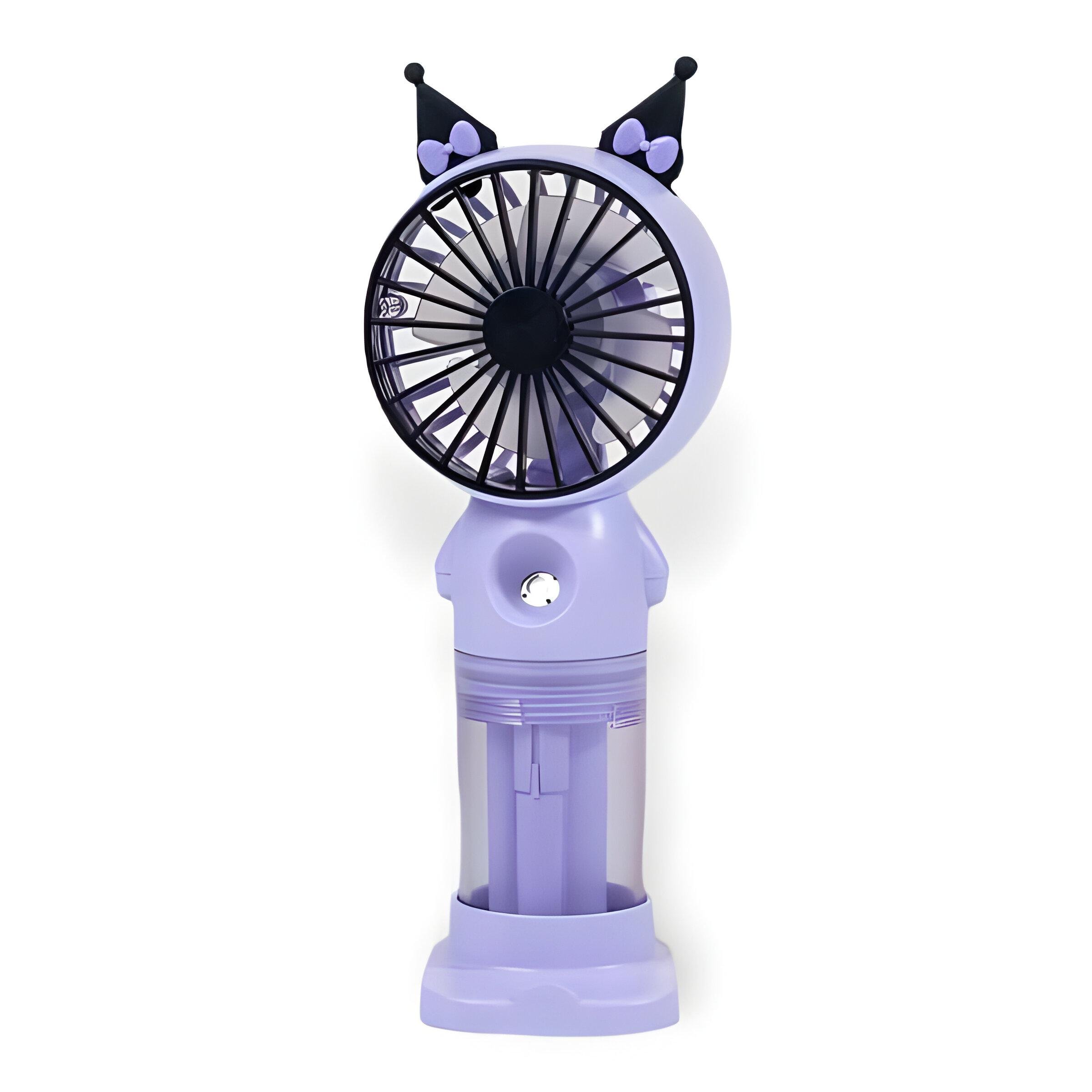 Вентилятор детский с увлажнителем воздуха Kuromi Фиолетовый (P27)