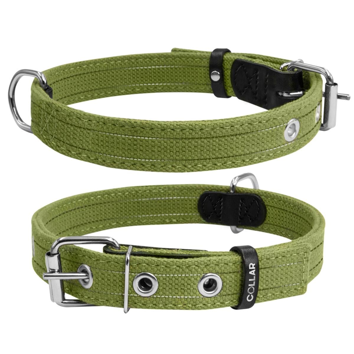 Ошейник для собак Collar Брезент двойной 20 мм/31-41 см (6136)
