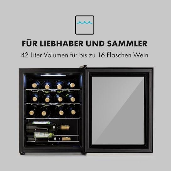 Винний холодильник KLARSTEIN Shiraz 42 л (10033622) - фото 2 Винний холодильник KLARSTEIN Shiraz 42 л (10033622) - фото 2