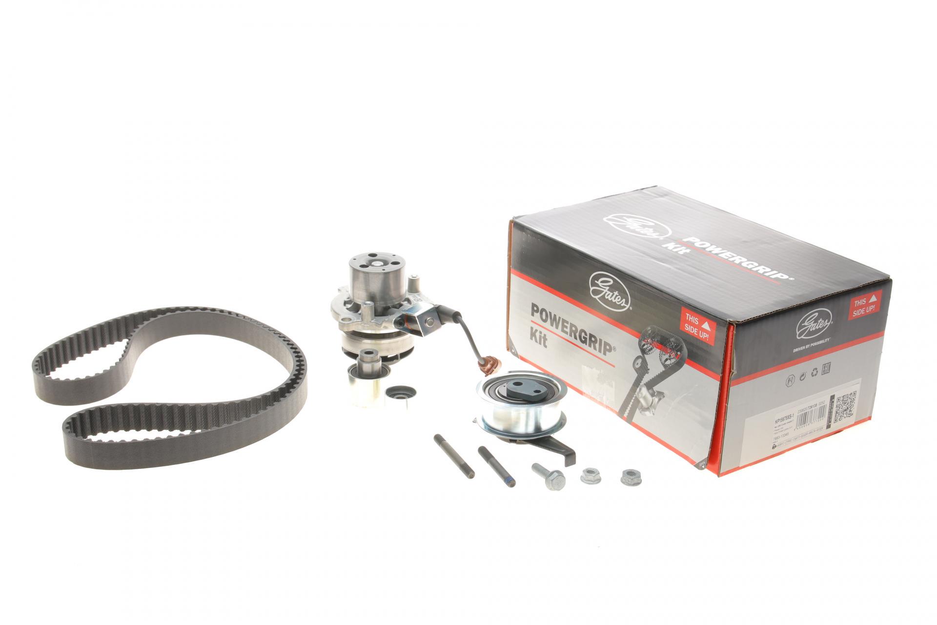 Комплект ГРМ и помпа GATES Audi A3/A4/A5/A6/Q3/VW Caddy/T6 2.0TDI 15-/Golf VII 1.6TDI/2.0TDI 12-25x145z (KP15678XS-1)