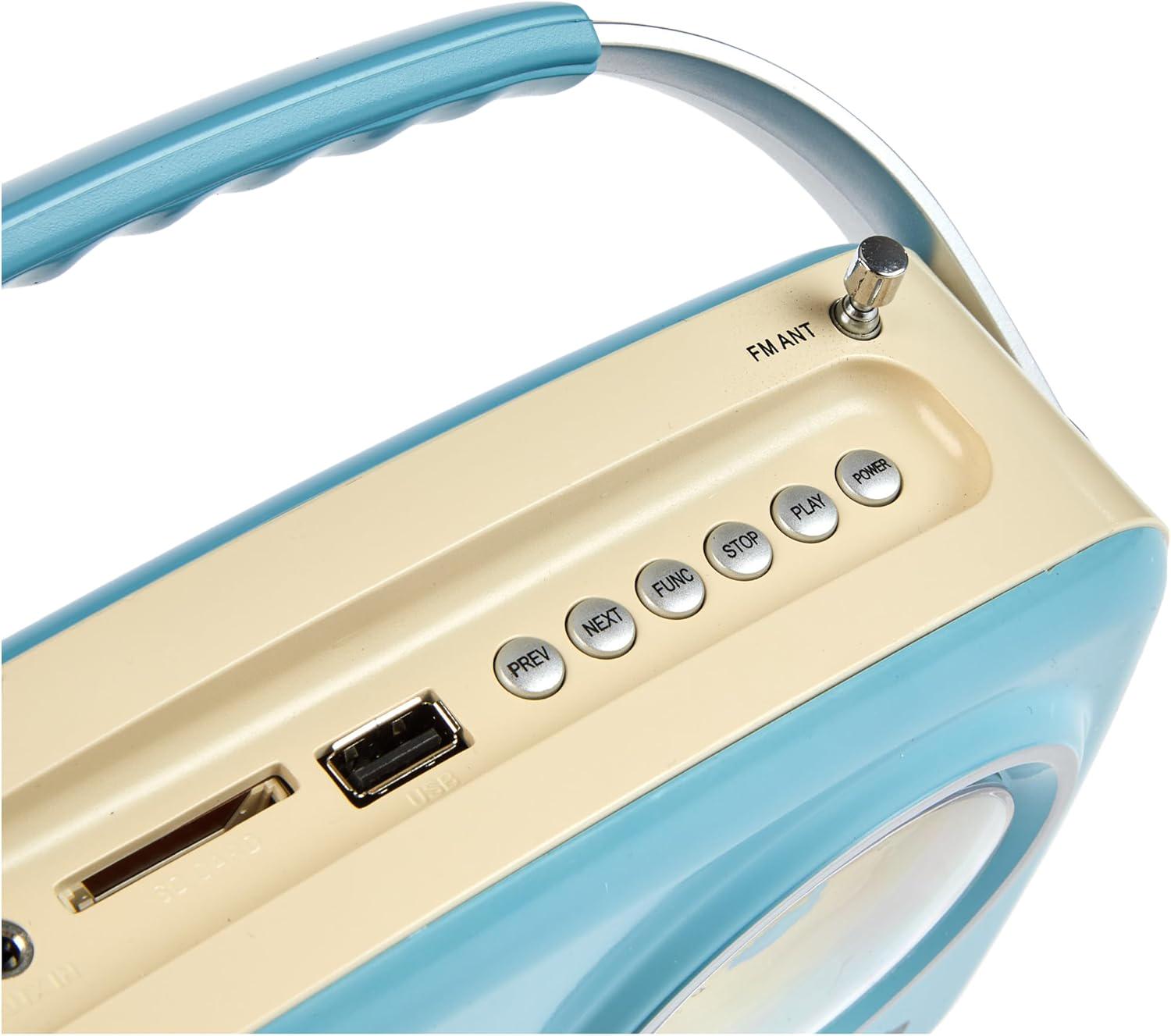 Радиоприемник портативный в стиле ретро Light Blue (24087618) - фото 2